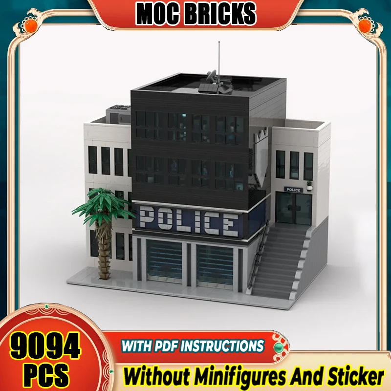 City Street View Model Moc Building Bricks Modern Police Station Technology Modular Blocks Gift Christmas Toys DIY Sets Assembly
City Street View Model Moc Building Bricks Modern Police Station Technology Modular Blocks Gift Christmas Toys DIY Sets Assembly