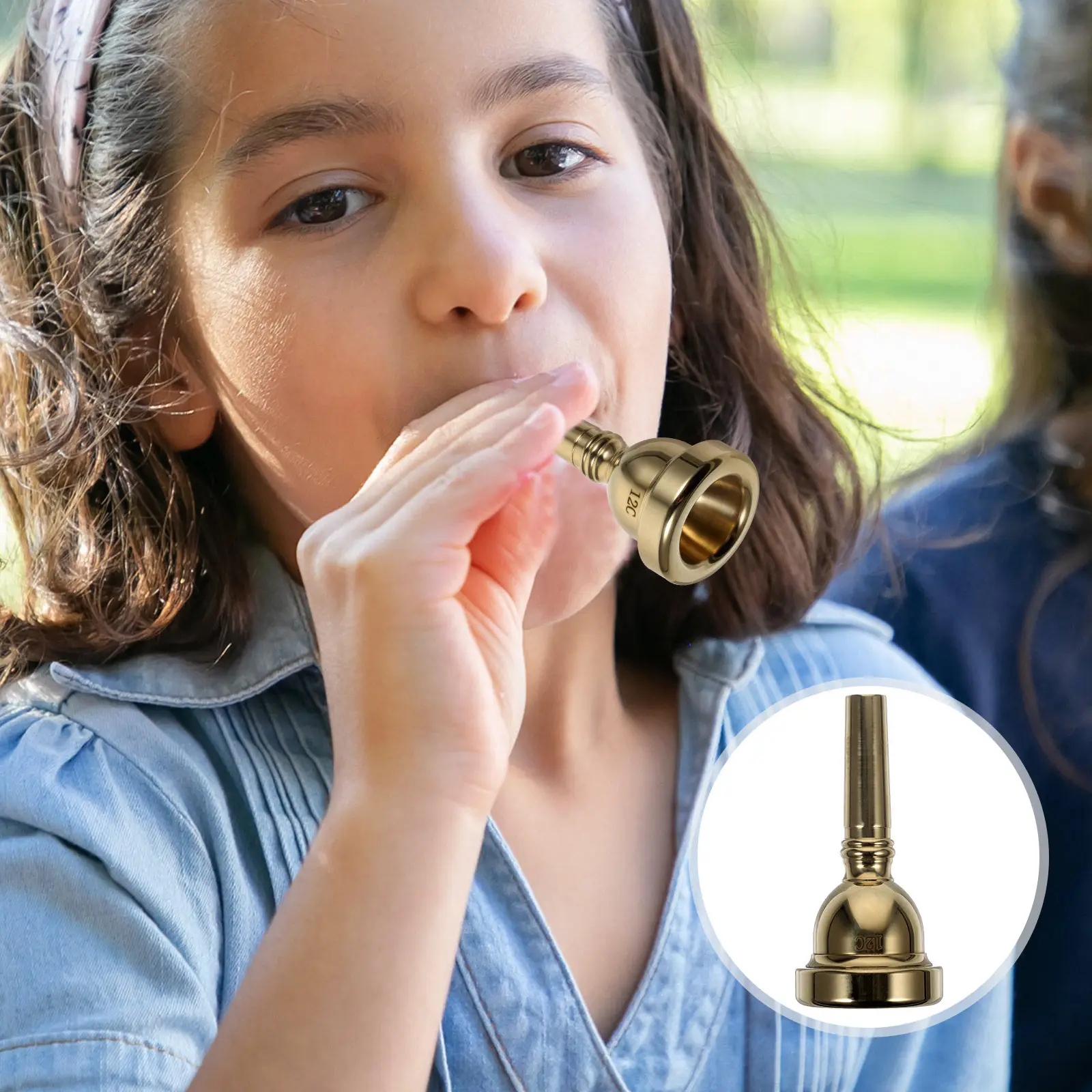 Metal Alto Trombone Mouthpiece 12C Design for Professional Beginner Players Sturdy Reliable Sound Quality Trombone Parts
Metal Alto Trombone Mouthpiece 12C Design for Professional Beginner Players Sturdy Reliable Sound Quality Trombone Parts
