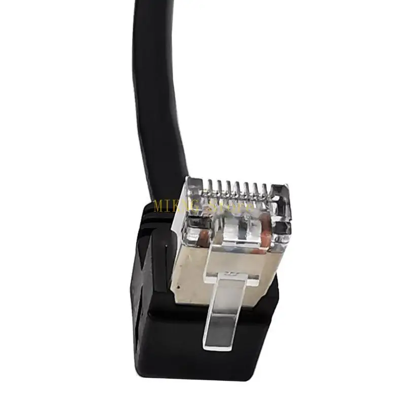 RJ45 Ethernet Extension Cable with Space Saving 90Degree Designing Cord Left/Right/Up/Down Elbowed Line best sale
RJ45 Ethernet Extension Cable with Space Saving 90Degree Designing Cord Left/Right/Up/Down Elbowed Line best sale