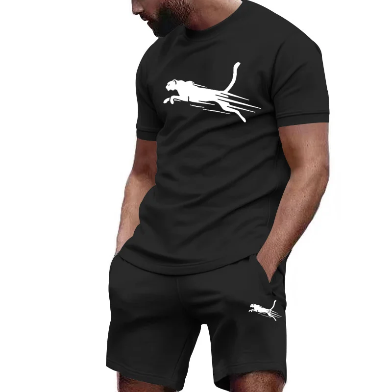 2025 Summer casual men's set T-shirt + Shorts two-piece comfortable and breathable men's top printed T-shirt set
2025 Summer casual men's set T-shirt + Shorts two-piece comfortable and breathable men's top printed T-shirt set