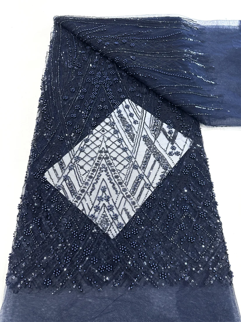 African Sequins Beaded Lace Fabric for Groom Sewing, Nigerian Wedding, Bridal Embroidery, French Tulle, High Quality, Luxury
African Sequins Beaded Lace Fabric for Groom Sewing, Nigerian Wedding, Bridal Embroidery, French Tulle, High Quality, Luxury