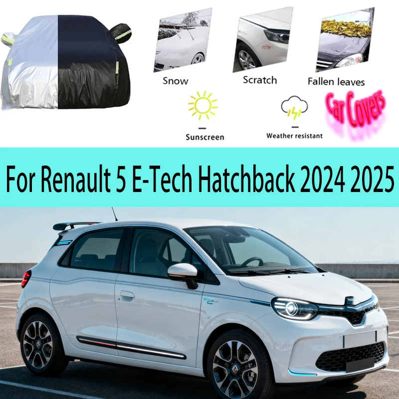 For Renault 5 E-Tech Hatchback 2024 2025 Full Car Covers Outdoor Sun Anti UV Rain Snow Dust Protection Oxford Cloth Accessories
For Renault 5 E-Tech Hatchback 2024 2025 Full Car Covers Outdoor Sun Anti UV Rain Snow Dust Protection Oxford Cloth Accessories