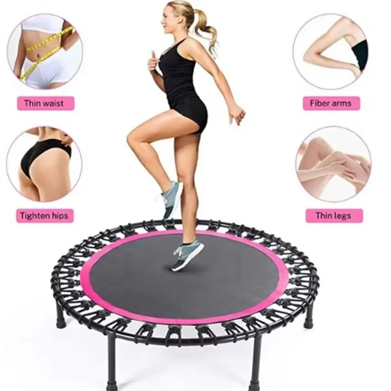 Indoor Foldable Bungee Cord 40 Inch Mini Fitness Trampolines Rebounder Trampoline For Kids and Adults
Indoor Foldable Bungee Cord 40 Inch Mini Fitness Trampolines Rebounder Trampoline For Kids and Adults