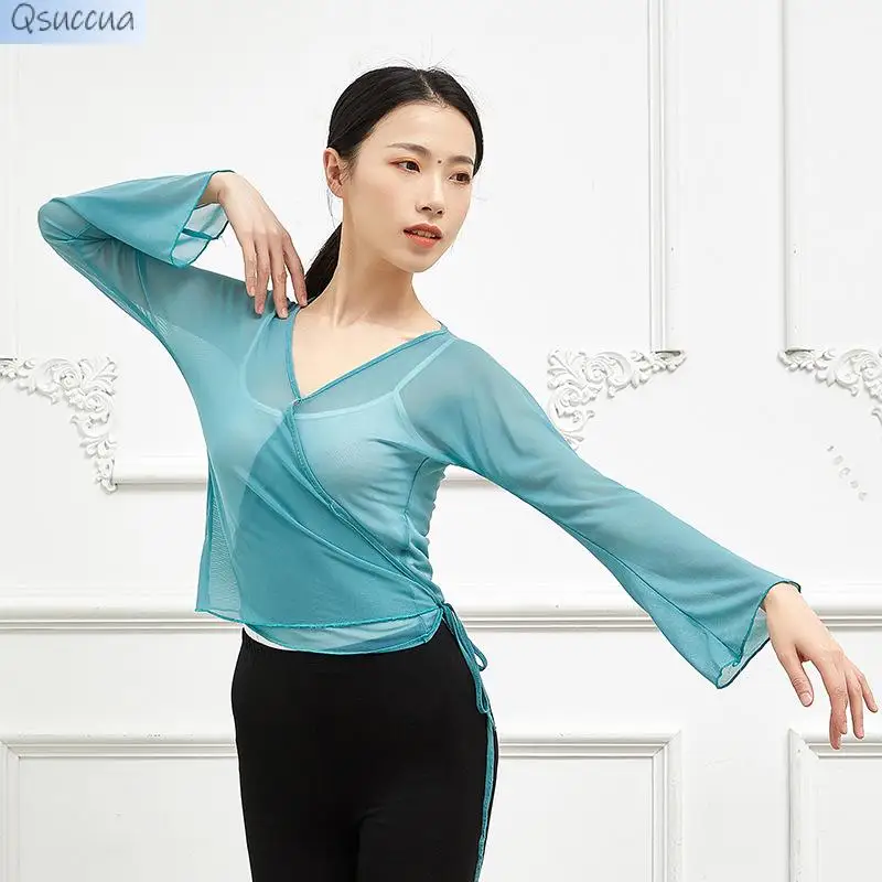 Classical Dance Gauze Ballet Dance Practice Clothes Female Adult Body Rhyme Body Clothes Outerwear
Classical Dance Gauze Ballet Dance Practice Clothes Female Adult Body Rhyme Body Clothes Outerwear