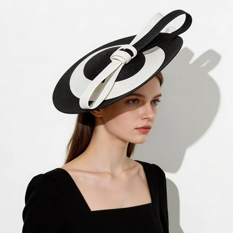 Large Strip Straw Fascinator Hat Hairbands Elegant Ladies Summer Prom Party Wedding Headpiece French Style Chapeau Mariage Femme
Large Strip Straw Fascinator Hat Hairbands Elegant Ladies Summer Prom Party Wedding Headpiece French Style Chapeau Mariage Femme