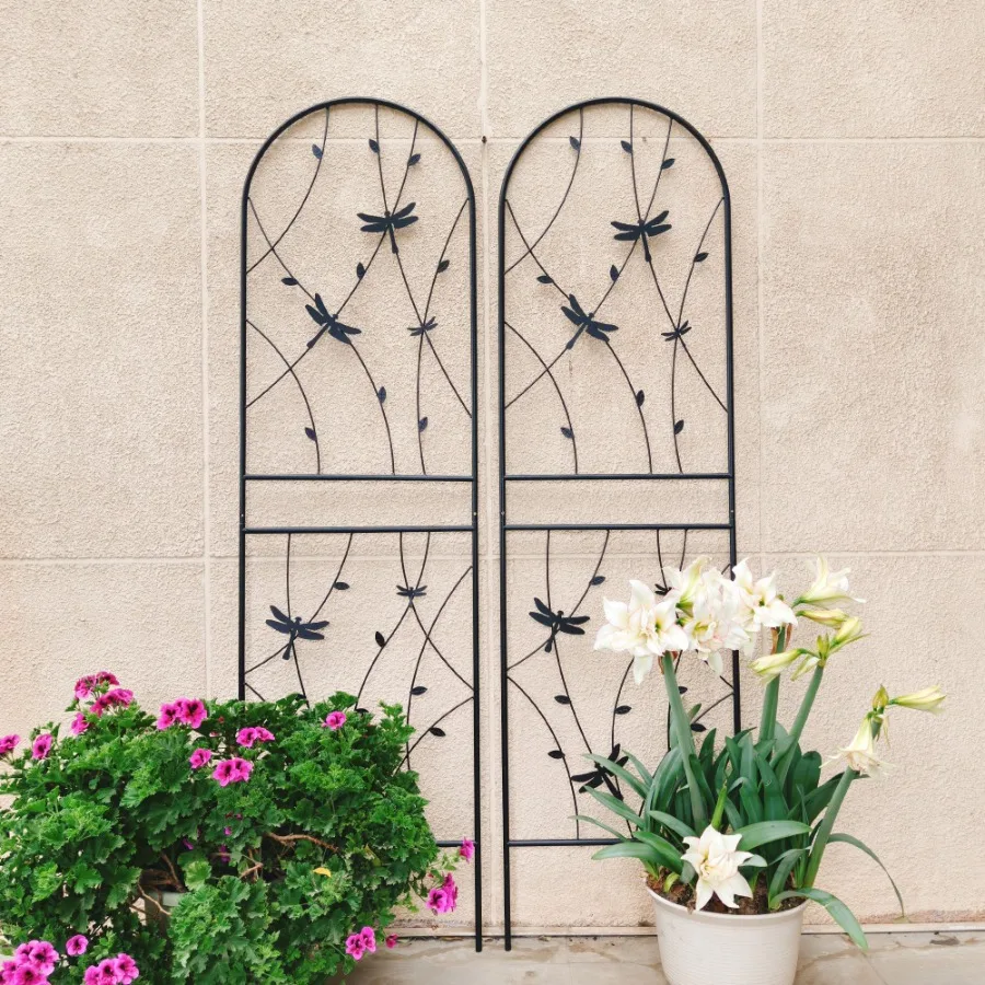 2 Pack Metal Garden Trellis 71 x 19.7 Rustproof Trellis for Climbing Plants Outdoor Flower Support Dragonfly D Black
2 Pack Metal Garden Trellis 71 x 19.7 Rustproof Trellis for Climbing Plants Outdoor Flower Support Dragonfly D Black