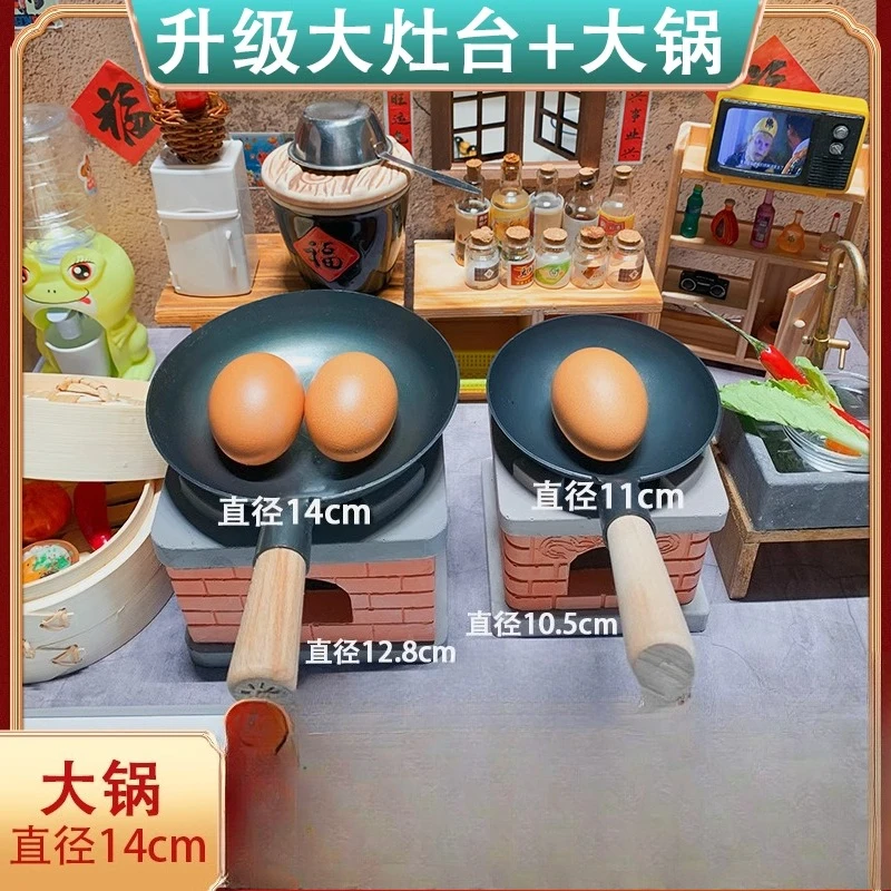 Mini Kitchen Stove Internet celebrity Food Play Miniature House Farmhouse Full Set Children's Cooking Play House Toys
Mini Kitchen Stove Internet celebrity Food Play Miniature House Farmhouse Full Set Children's Cooking Play House Toys