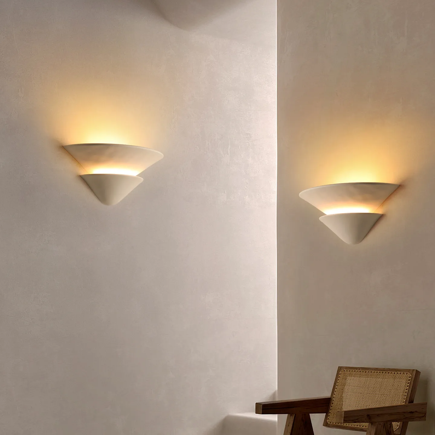 French WabiSabi Wall Light Double Layer White Gypsum Modern Indoor Lighting for Bedroom Living Room Atmospheric wall lamp
French WabiSabi Wall Light Double Layer White Gypsum Modern Indoor Lighting for Bedroom Living Room Atmospheric wall lamp