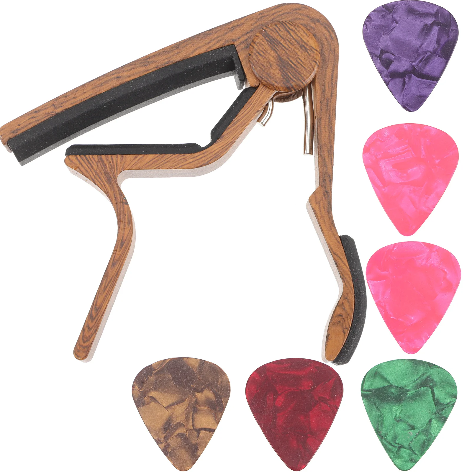 1 Set Pick Ukulele Durable Wear Resistant Tone Modified Clamp Clip Accessories Portable Metal For Electric Instrument Supply
1 Set Pick Ukulele Durable Wear Resistant Tone Modified Clamp Clip Accessories Portable Metal For Electric Instrument Supply
