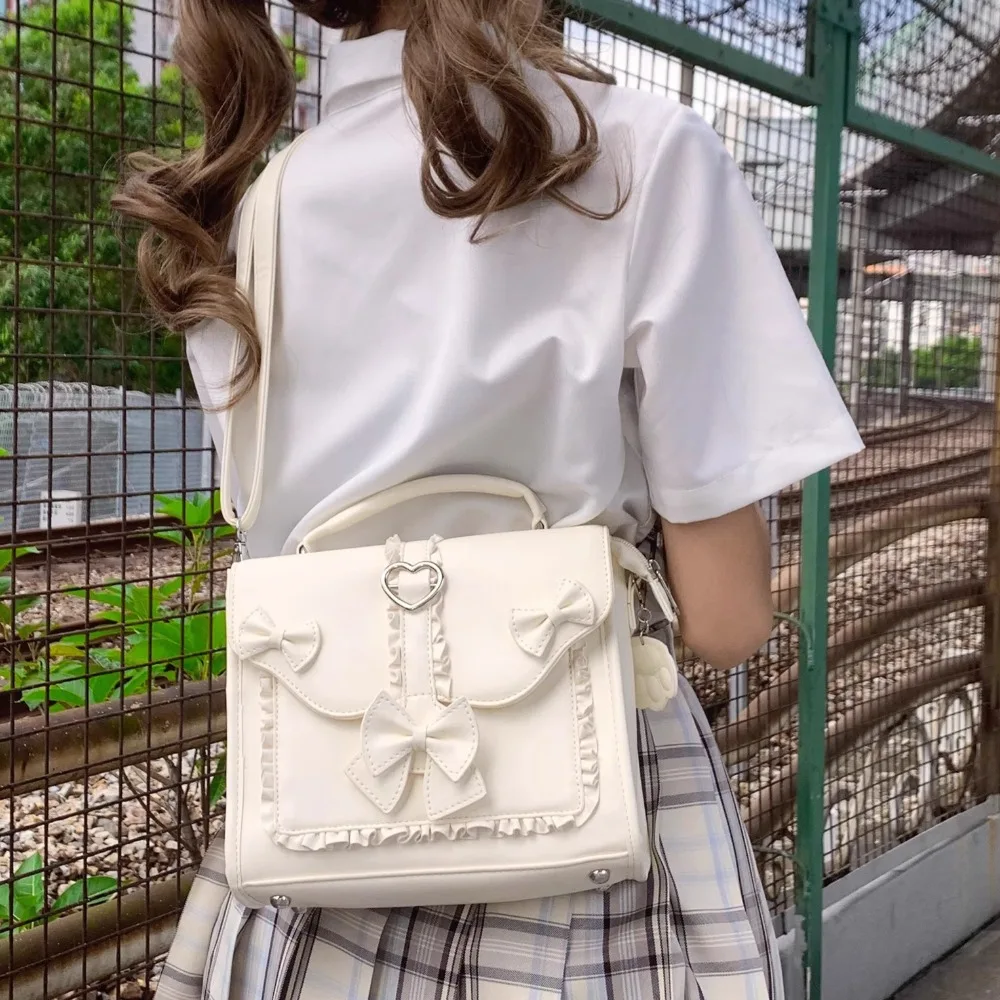 Lolita Bow Love Heart Tote Bag Square Sac Femme Shoulder Crossbady Bolsos De Mujer Original Classical Bolso Hand Bags for Woman
Lolita Bow Love Heart Tote Bag Square Sac Femme Shoulder Crossbady Bolsos De Mujer Original Classical Bolso Hand Bags for Woman