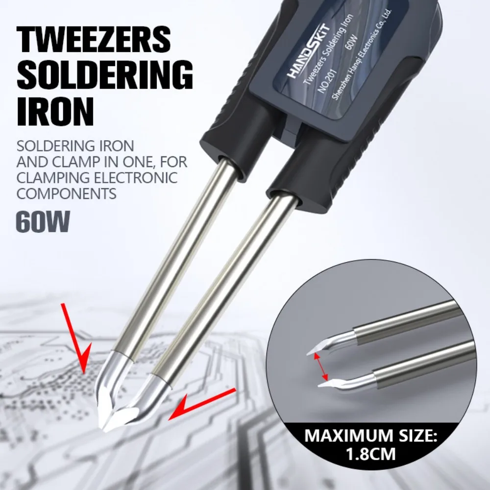 T12 Soldering Tweezer Handle – Dual-Channel Temperature Control SMD Welding Handle Professional Electronic Repair Welding Tool
T12 Soldering Tweezer Handle – Dual-Channel Temperature Control SMD Welding Handle Professional Electronic Repair Welding Tool