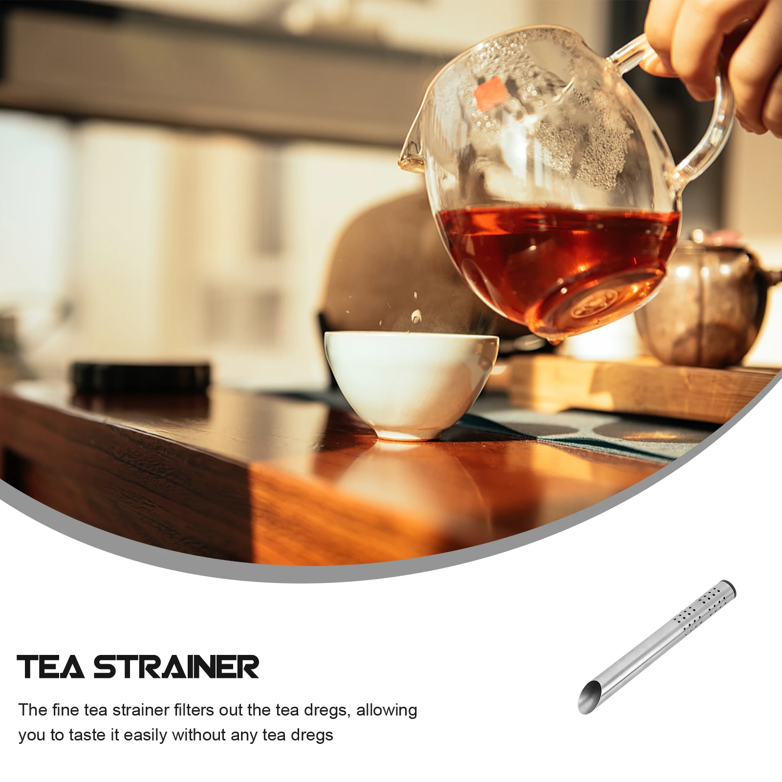 2Pcs Stainless Steel Filter Home Office Kitchen Fine Mesh Residue Home Tea Strainer Infuser Tea Filter
2Pcs Stainless Steel Filter Home Office Kitchen Fine Mesh Residue Home Tea Strainer Infuser Tea Filter