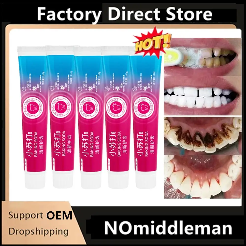 5Pcs Bicarb Whitening Stain Removal Toothpaste Freshens Breath Improves Yellow Teeth Bicarb Toothpaste Fresh Care
5Pcs Bicarb Whitening Stain Removal Toothpaste Freshens Breath Improves Yellow Teeth Bicarb Toothpaste Fresh Care