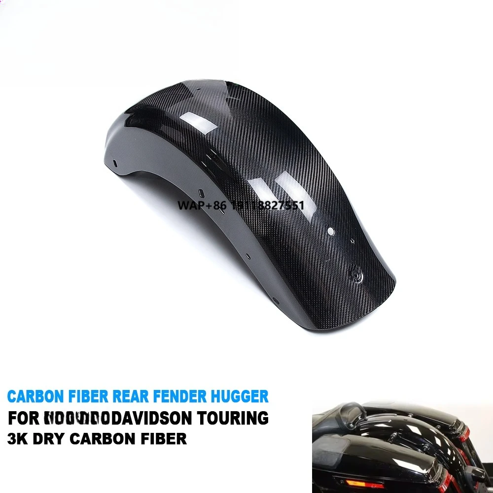 AKOSO Dry Carbon Fiber Motorcycle Rear Fender Hugger for Touring Road King CVO Electra Glide Street Glide FLHR 2009-2024
AKOSO Dry Carbon Fiber Motorcycle Rear Fender Hugger for Touring Road King CVO Electra Glide Street Glide FLHR 2009-2024