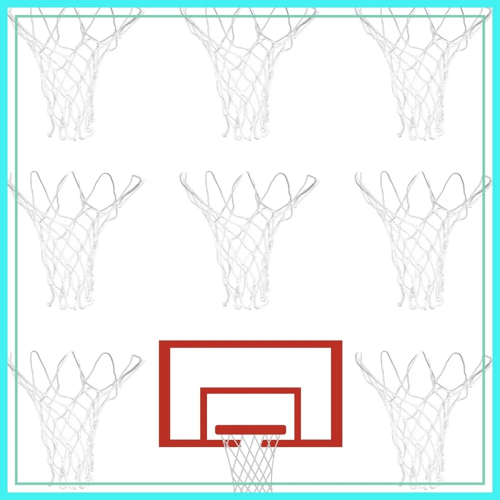 8 Pcs Mini Basketball Nets Replacement for 8"-10.25" Rims Nylon Hoop Net
8 Pcs Mini Basketball Nets Replacement for 8"-10.25" Rims Nylon Hoop Net