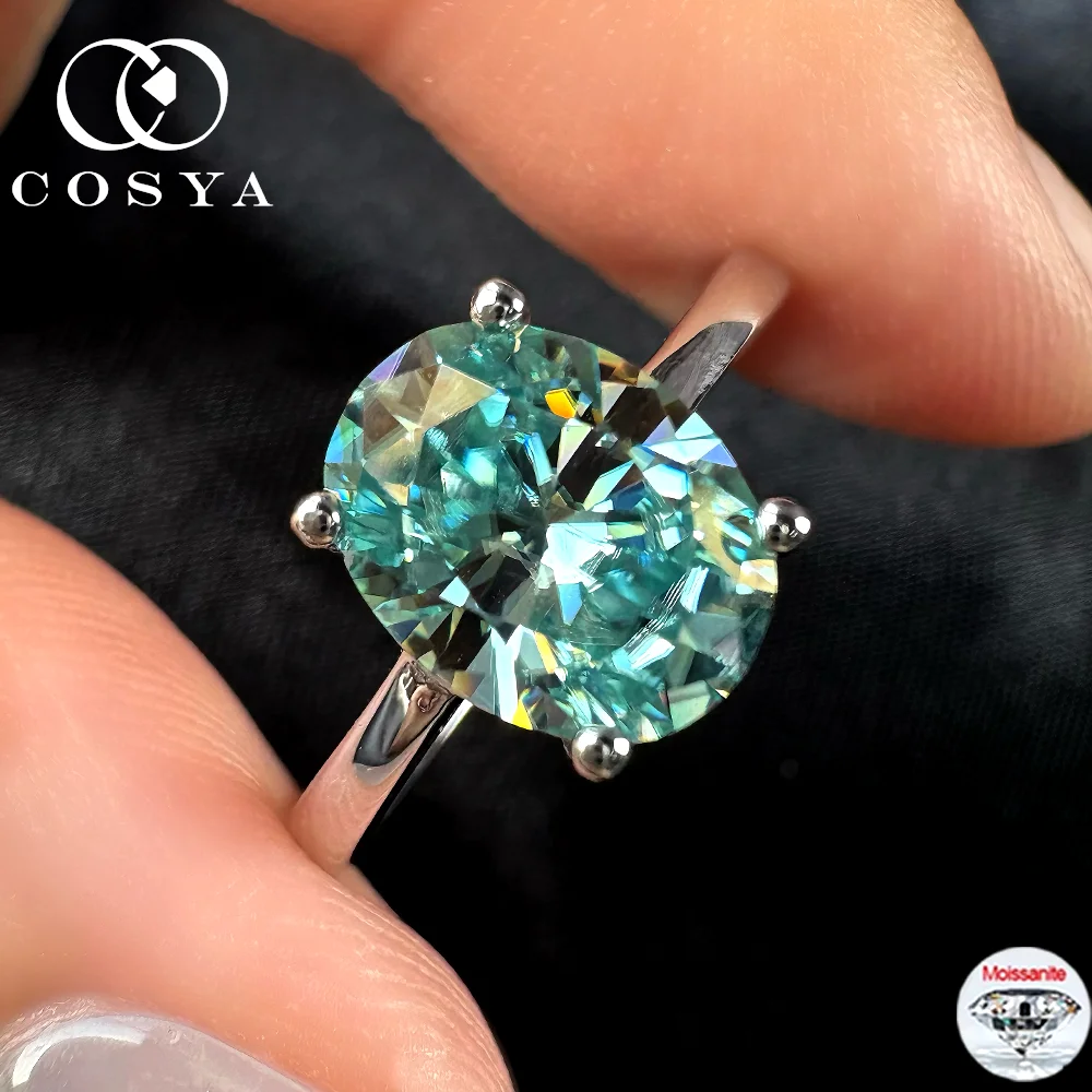 COSYA 7*9 мм 2CT Кольцо с муассанитом S925 Серебро D Цвет Синий Овальная огранка Лабораторный бриллиант Обручальное кольцо для женщин Изящные ювелирные изделия Подарок
COSYA 7*9 мм 2CT Кольцо с муассанитом S925 Серебро D Цвет Синий Овальная огранка Лабораторный бриллиант Обручальное кольцо для женщин Изящные ювелирные изделия Подарок