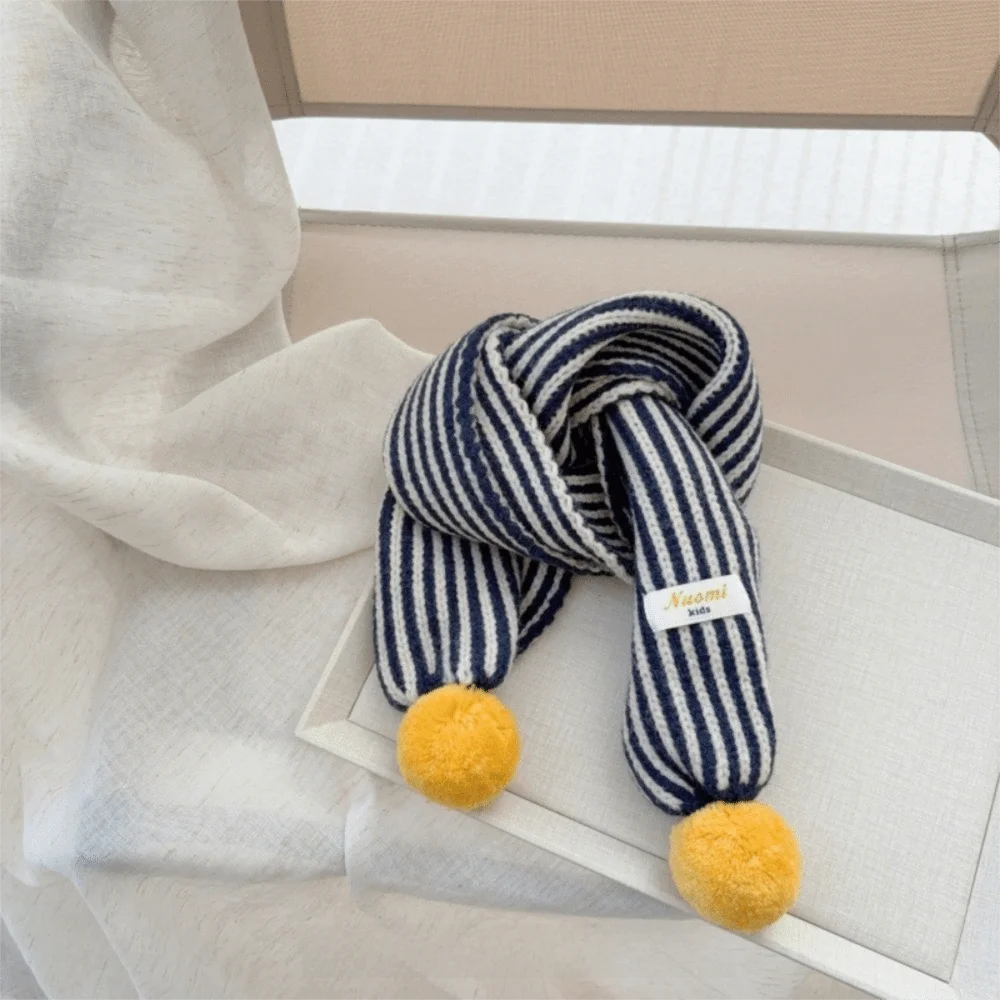 Fashion Stripe Knitted Scarf Windproof Cold Proof Keep Warm Blanke Colorful Pom Pom Neck Warmer for Children
Fashion Stripe Knitted Scarf Windproof Cold Proof Keep Warm Blanke Colorful Pom Pom Neck Warmer for Children