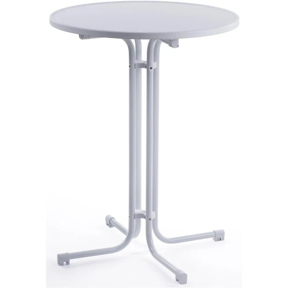 Round Bar Table with 31.5" MDF Top, 42.25-inch-Tall Pub Table with Collapsible Steel Frame (White)
Round Bar Table with 31.5" MDF Top, 42.25-inch-Tall Pub Table with Collapsible Steel Frame (White)