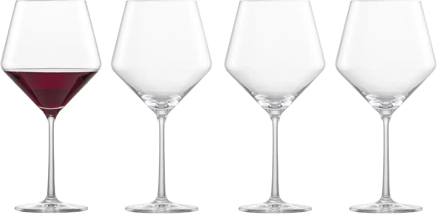 Pure Burgundy Red Wine Glass (Set of 4), Graceful Burgundy Glasses for Red Wine, Dishwasher-Safe Tritan Crystal Glasses,
Pure Burgundy Red Wine Glass (Set of 4), Graceful Burgundy Glasses for Red Wine, Dishwasher-Safe Tritan Crystal Glasses,