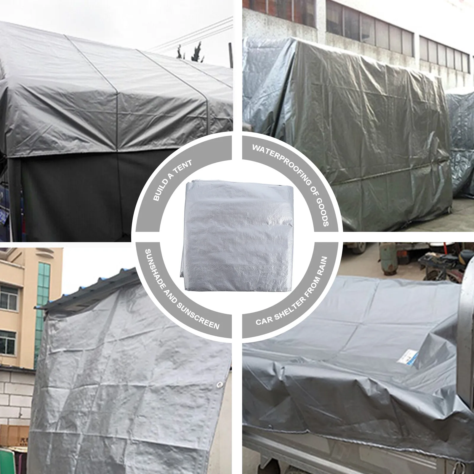 1Pcs Waterproof Tarp Pe Material Sun Rain Shelter Cover for Outdoor Use Wear Resistant Protection Cloth Simple Efficient Design
1Pcs Waterproof Tarp Pe Material Sun Rain Shelter Cover for Outdoor Use Wear Resistant Protection Cloth Simple Efficient Design