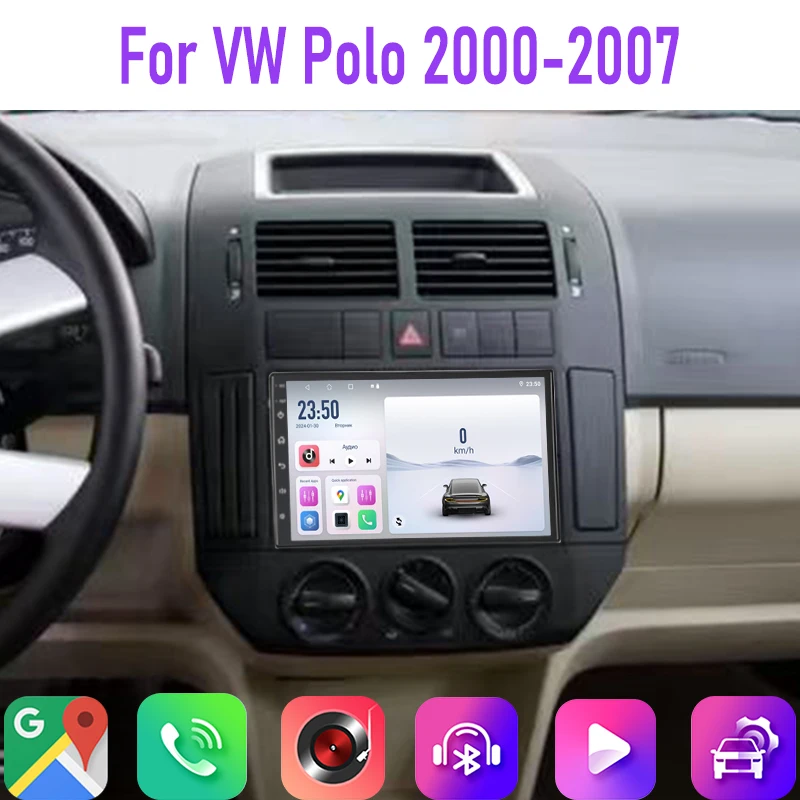 7" 4GB+64GB For VW Polo 2000-2007 Car Radio Google Map GPS BT FM Steering Wheel Control 2DIN Car Radio
7" 4GB+64GB For VW Polo 2000-2007 Car Radio Google Map GPS BT FM Steering Wheel Control 2DIN Car Radio