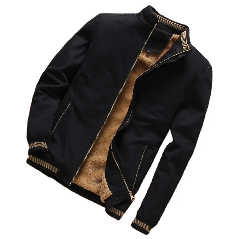 Men Bomber Jackets Casual Male Outwear Fleece Thick Warm Windbreaker Jacket Mens Baseball Coats Clothing
Men Bomber Jackets Casual Male Outwear Fleece Thick Warm Windbreaker Jacket Mens Baseball Coats Clothing