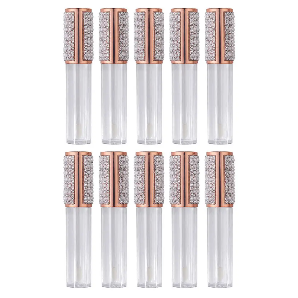 10Pcs Lip Gloss Tubes Clear Glass Refillable Empty Lip Balm Bottles 5Ml Portable Makeup Storage Containers Wand Applicator
10Pcs Lip Gloss Tubes Clear Glass Refillable Empty Lip Balm Bottles 5Ml Portable Makeup Storage Containers Wand Applicator