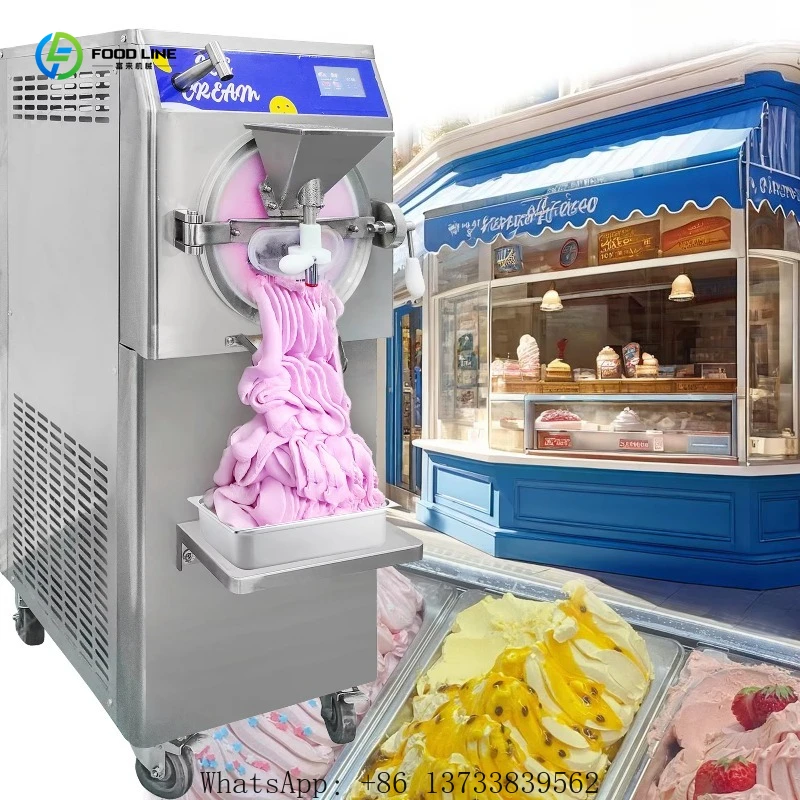 Customized Art Grade Commercial Ice Cream Machine 56L/H Italian Hard Ice Cream Batch Freezer For Sale
Customized Art Grade Commercial Ice Cream Machine 56L/H Italian Hard Ice Cream Batch Freezer For Sale