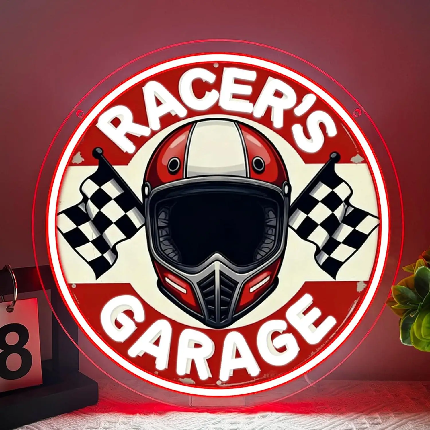 Racers Garage Neon Sign USB Dimmable LED Light for Man Cave Game Room Garage Aesthetic Wall Decor Personalized Gifts Night Light
Racers Garage Neon Sign USB Dimmable LED Light for Man Cave Game Room Garage Aesthetic Wall Decor Personalized Gifts Night Light