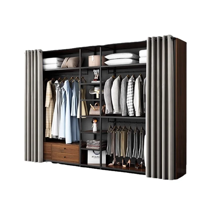 Open wardrobe bedroom floor-to-ceiling coat rack Walk-in metal steel frame Homemade cloakroom Hanging hanger Storage rack
Open wardrobe bedroom floor-to-ceiling coat rack Walk-in metal steel frame Homemade cloakroom Hanging hanger Storage rack