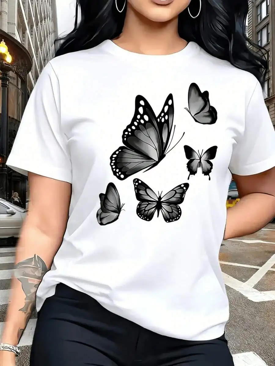 Womens Crew Neck Short Sleeve Cotton T-Shirt, Soft Breathable Solid Color Casual Top
Womens Crew Neck Short Sleeve Cotton T-Shirt, Soft Breathable Solid Color Casual Top