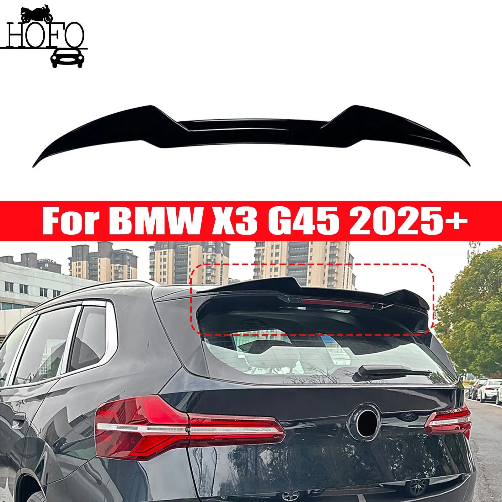 Rear Trunk Lid Spoiler Wings Black Carbon Look Car Tuning Accessories For BMW X3 G45 2025+
Rear Trunk Lid Spoiler Wings Black Carbon Look Car Tuning Accessories For BMW X3 G45 2025+