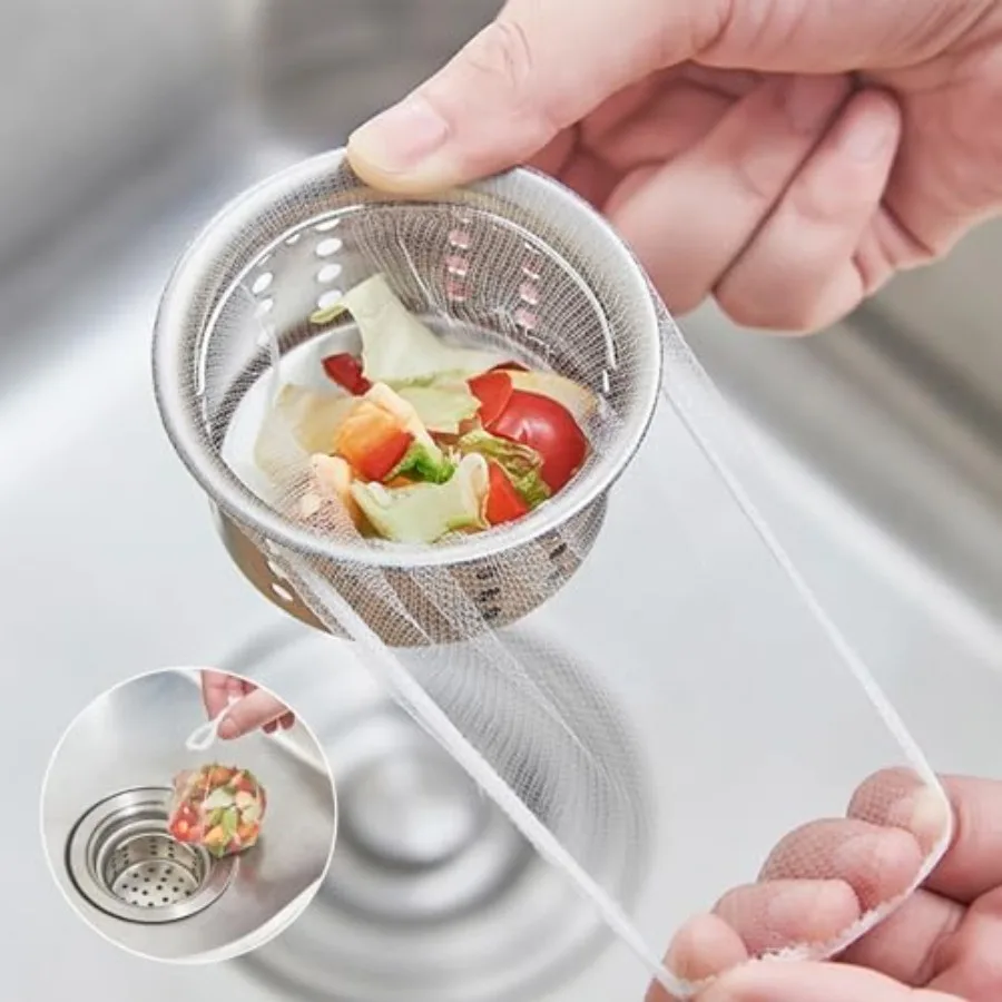 Disposable Sink Strainer Mesh Bags - Kitchen Accessories Sink Drain for Collecting Kitchen Food Waste Leftover Garbage
Disposable Sink Strainer Mesh Bags - Kitchen Accessories Sink Drain for Collecting Kitchen Food Waste Leftover Garbage