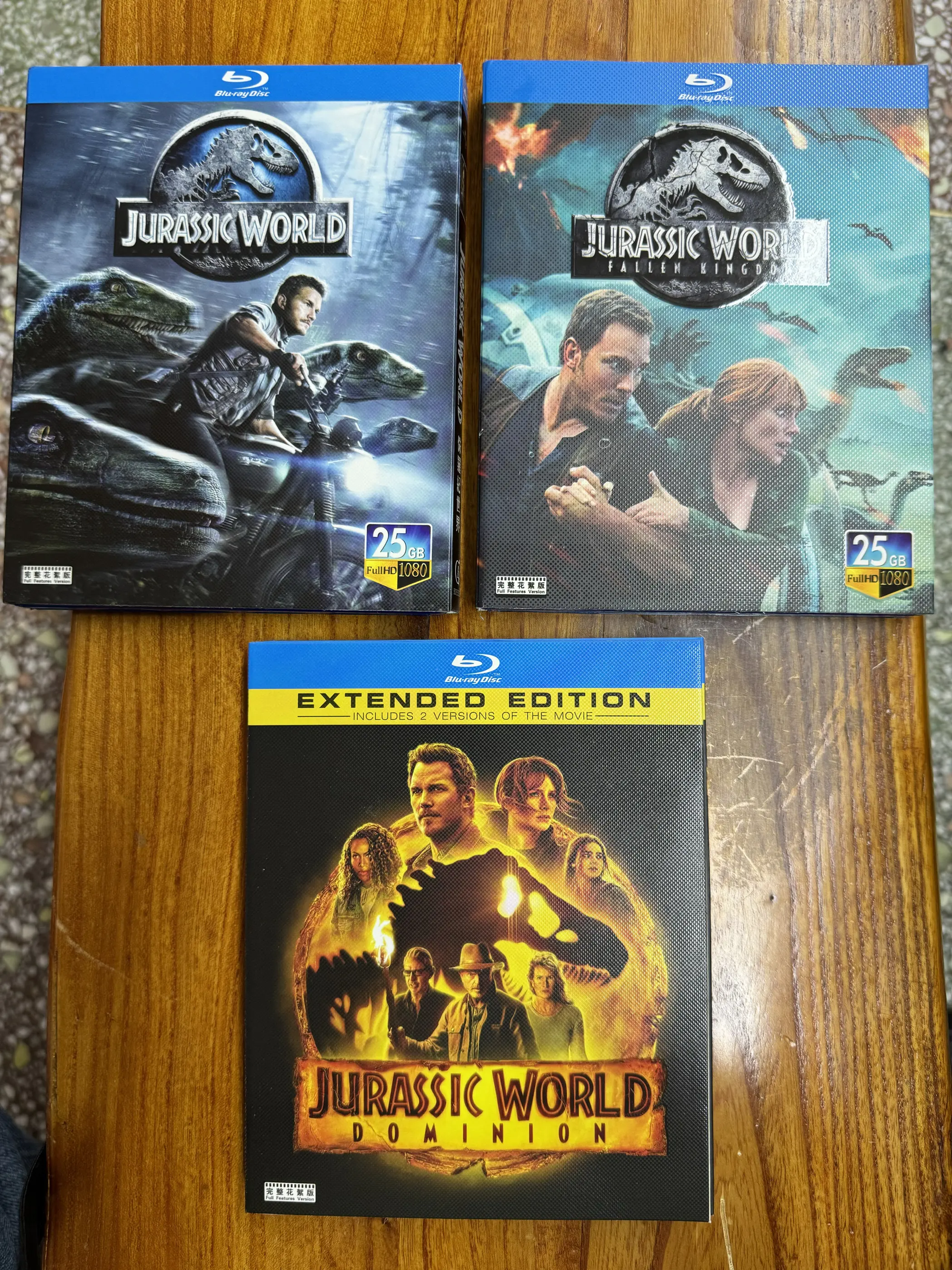 Blu-ray Ultra HD Dinosaur Movie Jurassic World 1-3 Disc BD Disc Mandarin English 5.1
Blu-ray Ultra HD Dinosaur Movie Jurassic World 1-3 Disc BD Disc Mandarin English 5.1
