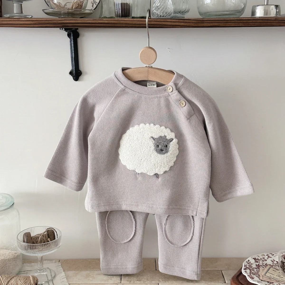 Autumn Toddler Baby Girls Outfit Lamb Embroidery Long Sleeve Sweatshirt Elastic Waist Pants Spring Sets Baby Boy Clothes
Autumn Toddler Baby Girls Outfit Lamb Embroidery Long Sleeve Sweatshirt Elastic Waist Pants Spring Sets Baby Boy Clothes