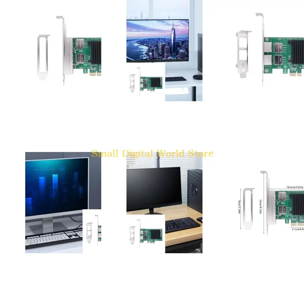 77UB 10/100/1000Mbps PCIE Networking Adapter I350-T2 2x RJ45 Ports,PCIE Ethernet Server Networking Card
77UB 10/100/1000Mbps PCIE Networking Adapter I350-T2 2x RJ45 Ports,PCIE Ethernet Server Networking Card