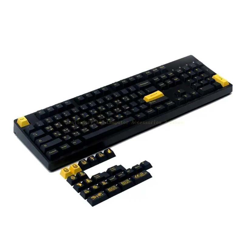 128pcs Keycaps PBT Dye Sub для набора для ключей для вишневых игр Механическая клавиатура
128pcs Keycaps PBT Dye Sub для набора для ключей для вишневых игр Механическая клавиатура