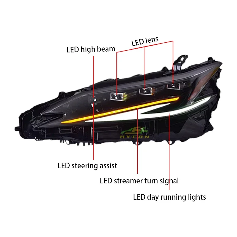 For Lexus ES2018-2023 Upgrade 3-Eye Matrix LED Headlights LED Running Steering Non-destructive Installation Plug and Play!!
For Lexus ES2018-2023 Upgrade 3-Eye Matrix LED Headlights LED Running Steering Non-destructive Installation Plug and Play!!