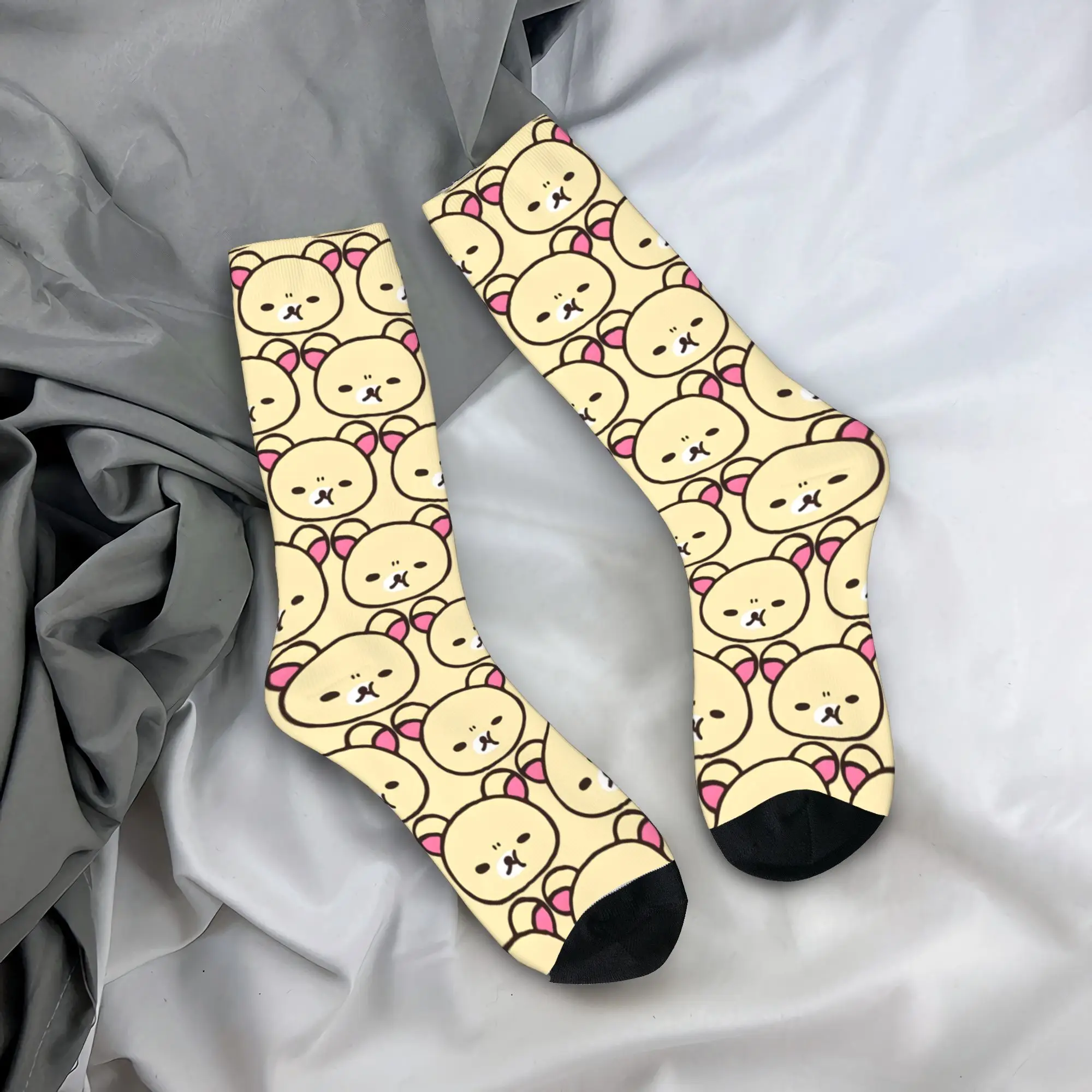 Cool Rilakkuma Football Socks Kawaii Bears Cute Animals Cute Aesthetic Polyester Middle Tube Socks for Unisex Sweat Absorbing
Cool Rilakkuma Football Socks Kawaii Bears Cute Animals Cute Aesthetic Polyester Middle Tube Socks for Unisex Sweat Absorbing