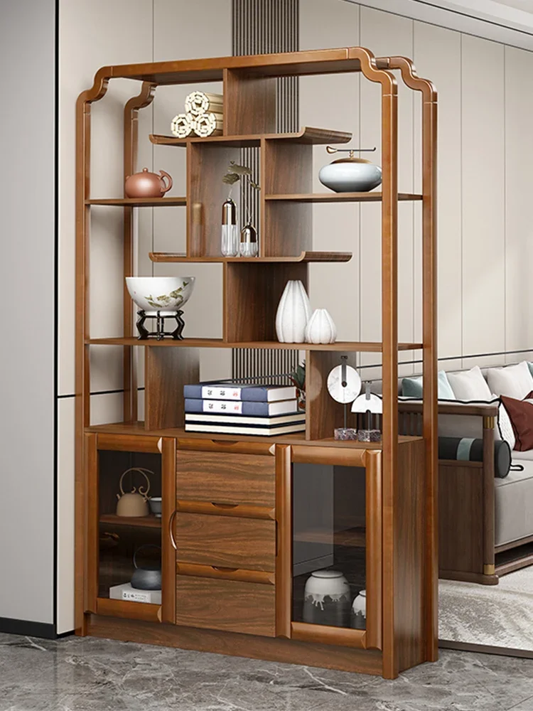 Solid wood new Chinese set table Locker room Living room storage Duobao Pavilion display cabinet Bogu
Solid wood new Chinese set table Locker room Living room storage Duobao Pavilion display cabinet Bogu