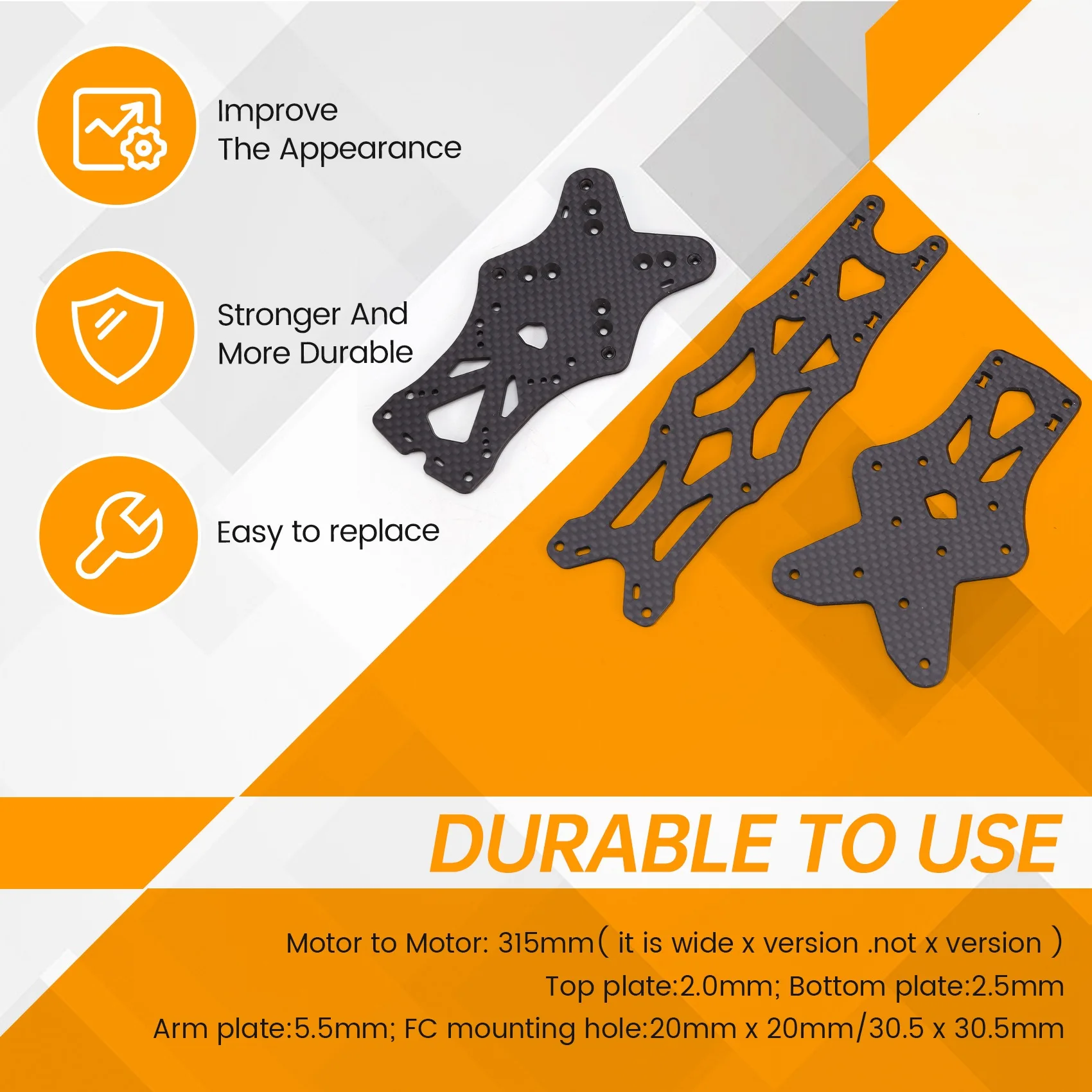 Для APEX HD 7-дюймовый комплект рамы из углеродного волокна Quadcopter Long Range 5,5 мм Arm 315 мм DIY Запчасти для FPV Freestyle RC Drone HOT
Для APEX HD 7-дюймовый комплект рамы из углеродного волокна Quadcopter Long Range 5,5 мм Arm 315 мм DIY Запчасти для FPV Freestyle RC Drone HOT