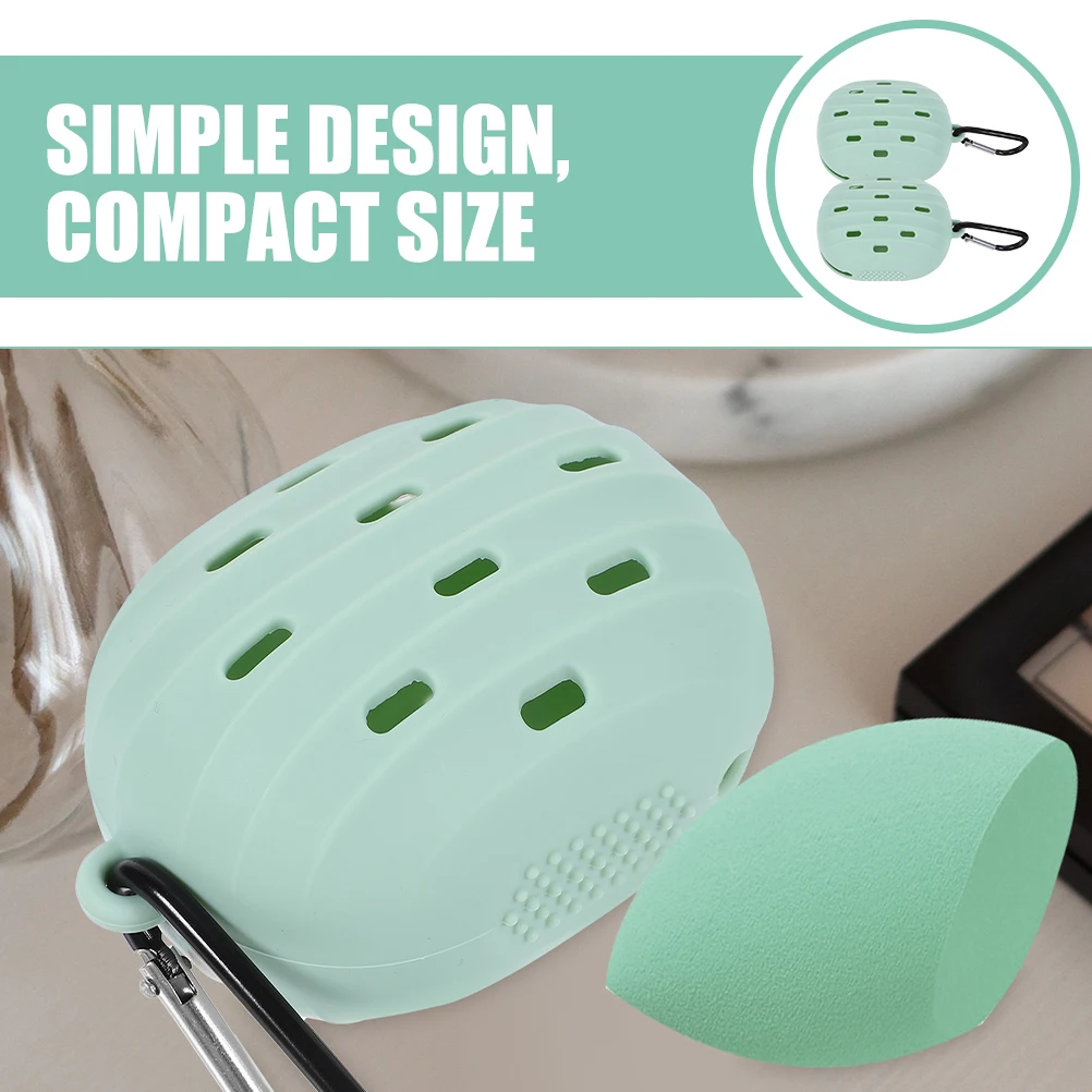 2 Pcs Makeup Sponge Case Clear Powder Puff Holder Beauty Egg Storage Box Organizer Travel Safe Dust Proof Compact Silcone
2 Pcs Makeup Sponge Case Clear Powder Puff Holder Beauty Egg Storage Box Organizer Travel Safe Dust Proof Compact Silcone