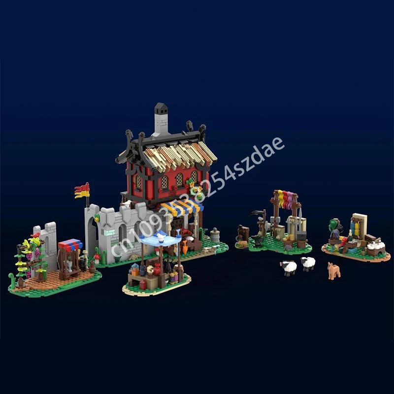 1466 шт. MOC средневековые охранные поставщики замок строительные блоки детская сборка коллекционер Рождественская игрушка подарок креативный
1466 шт. MOC средневековые охранные поставщики замок строительные блоки детская сборка коллекционер Рождественская игрушка подарок креативный