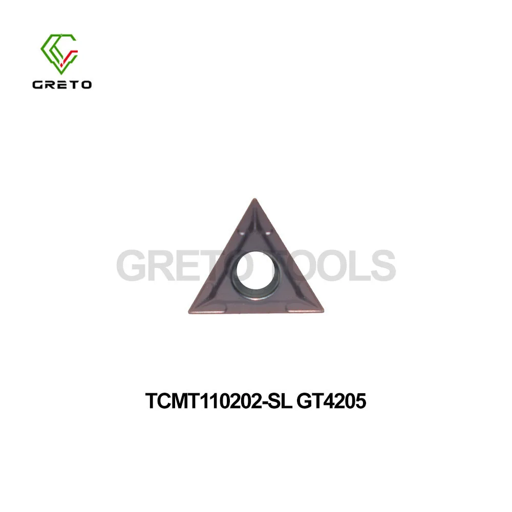 GRETO TCMT110202-SL GT4302 GT4205 Токарные инструменты с ЧПУ Вставки TCMT Инструменты из цементированного карбида TCMT110202
GRETO TCMT110202-SL GT4302 GT4205 Токарные инструменты с ЧПУ Вставки TCMT Инструменты из цементированного карбида TCMT110202
