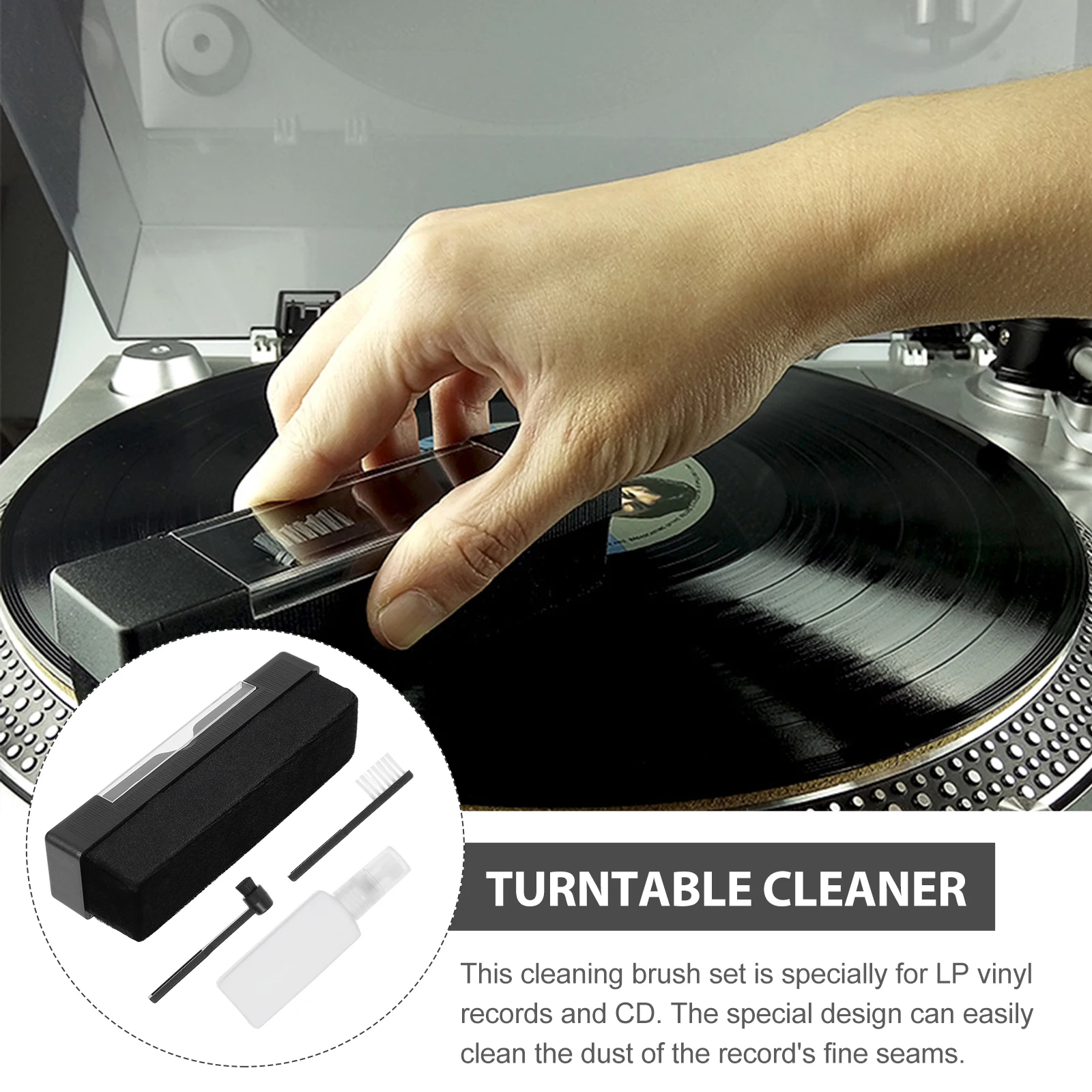 Cleaning Brush Set Vinyl Record Maintenance CD Cleaner Supplies Suede Sponge Album Accessories Turntable
Cleaning Brush Set Vinyl Record Maintenance CD Cleaner Supplies Suede Sponge Album Accessories Turntable