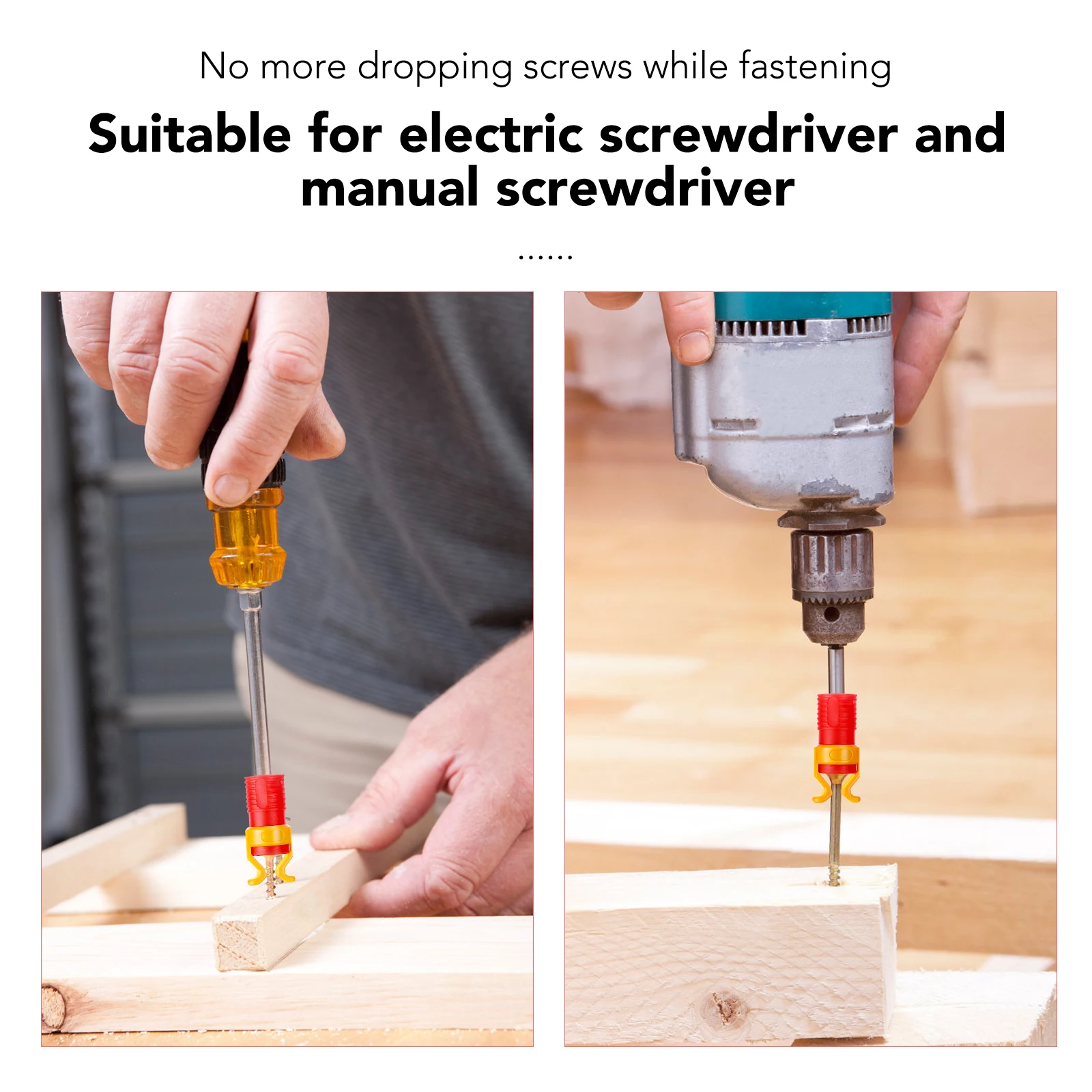 4 pcs Screw Holder Clamp Woodworking Tool Holders Fixer Red Gripper Screw Gripper Clamps Fixing Sleeve Screwdriver Accessories
4 pcs Screw Holder Clamp Woodworking Tool Holders Fixer Red Gripper Screw Gripper Clamps Fixing Sleeve Screwdriver Accessories