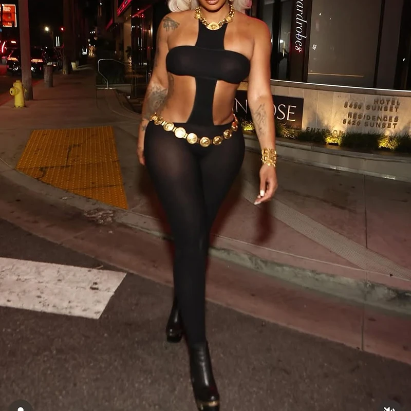 Women Chest Wrap Romper Bodysuit Solid Tie-up Halter Neck Sleeveless Pants Jumpsuit for Bedroom Daily Party Lingerie Overalls
Women Chest Wrap Romper Bodysuit Solid Tie-up Halter Neck Sleeveless Pants Jumpsuit for Bedroom Daily Party Lingerie Overalls