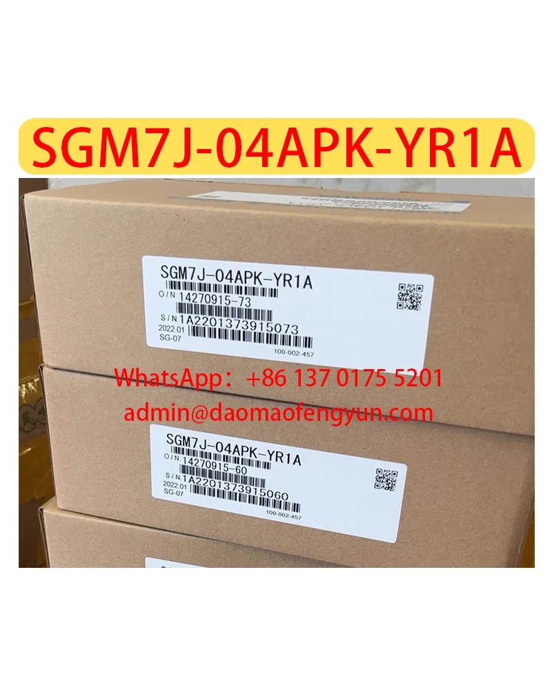 SGM7J-04APK-YR1A Brand New Servo Motor Original Genuine,Fast shipping,SGM7J 04APK YR1A
SGM7J-04APK-YR1A Brand New Servo Motor Original Genuine,Fast shipping,SGM7J 04APK YR1A