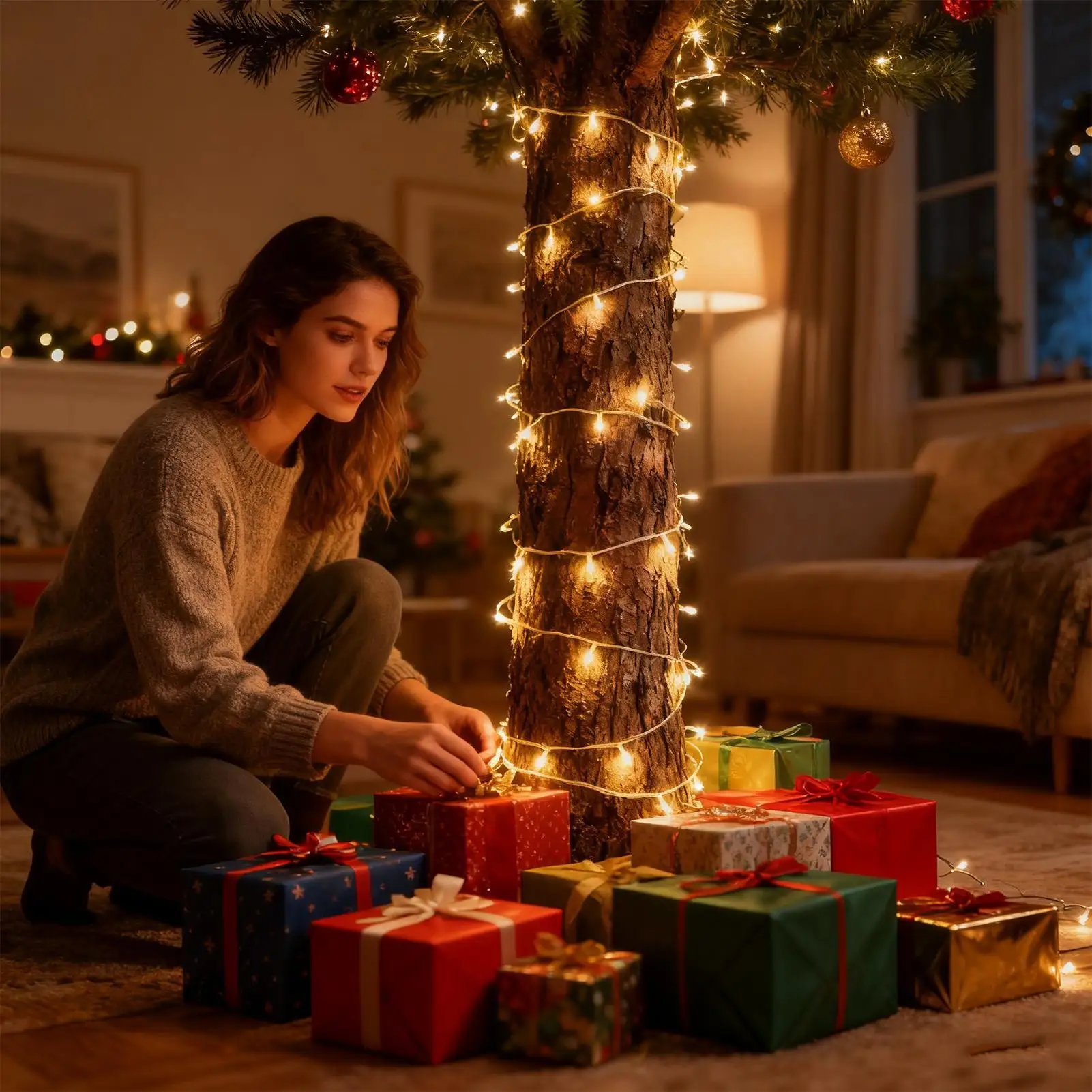 100LED Fairy String Lights Christmas Garland Outdoor Decor Lights Waterproof With Remote For Tree Street Wedding Party
100LED Fairy String Lights Christmas Garland Outdoor Decor Lights Waterproof With Remote For Tree Street Wedding Party