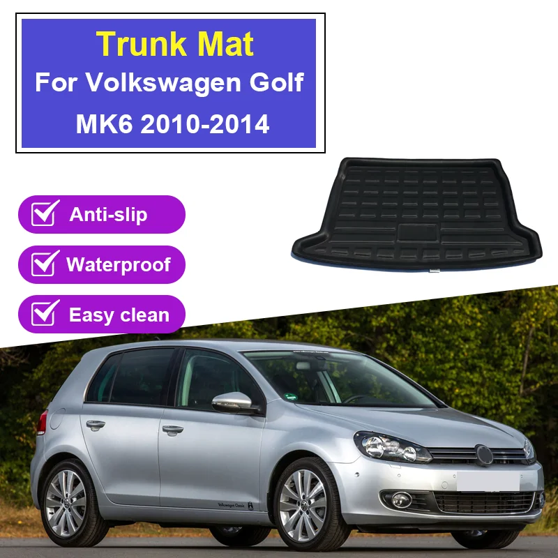 Автомобильный коврик в багажник для VW Volkswagen Golf MK6 2010-2014, водонепроницаемый коврик, грузовой коврик, напольная подушка, автоаксессуары
Автомобильный коврик в багажник для VW Volkswagen Golf MK6 2010-2014, водонепроницаемый коврик, грузовой коврик, напольная подушка, автоаксессуары